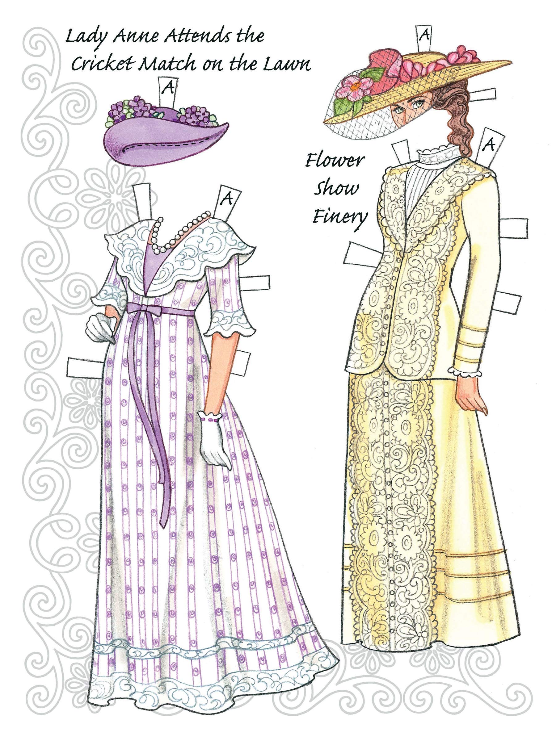 English Country Paper Dolls: In the Downton Abbey Style