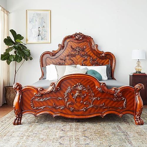 Miniatura 2 de Acme Dresden - Cama de matrimonio (roble cerezo)