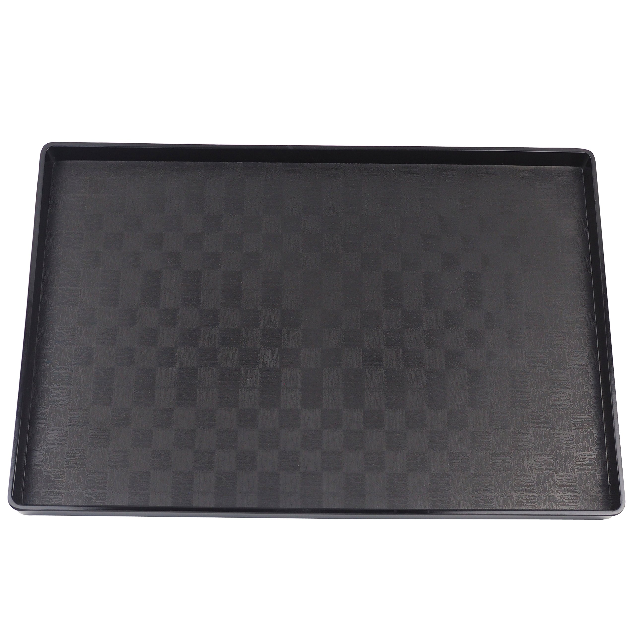 Gamelle pour Reptile OMEM Grand Plat à Eau, Gamelle de Nourriture, Bol pour Tortue (XL, Treillis Noir)