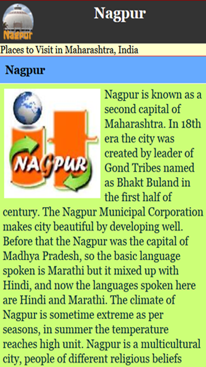 Nagpur App on Amazon Appstore