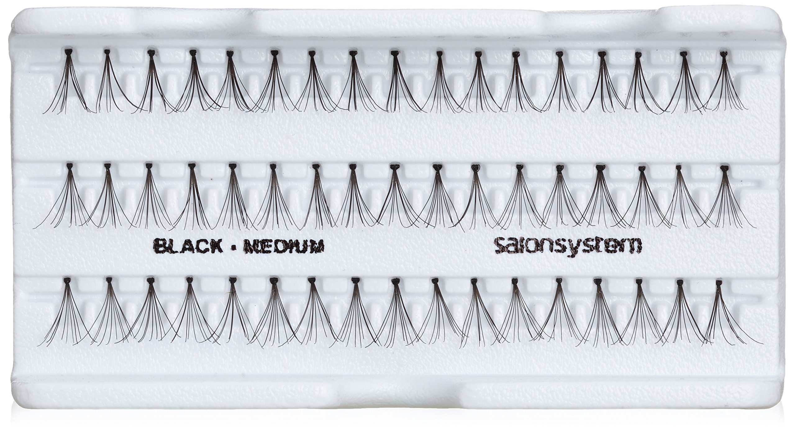 Salon System Individual Lashes Flare Black - Medium