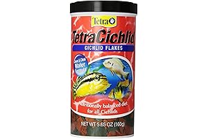 Tetra USA Tetra Cichlid Flakes Fish Food