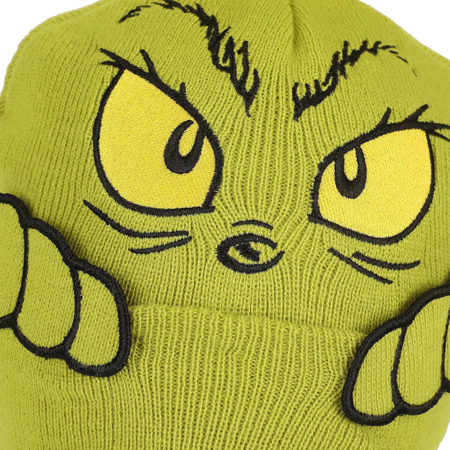Bioworld The Grinch Peekaboo Hands Green Cuff Beanie - Image 4