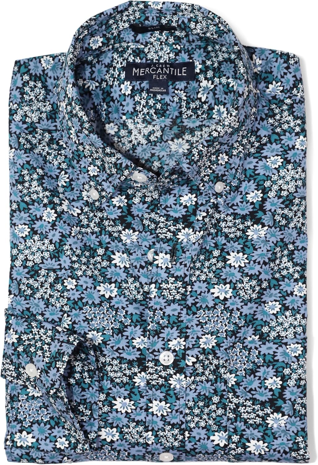 J.Crew Mercantile Men's Slim-fit Long-Sleeve Plaid Shirt