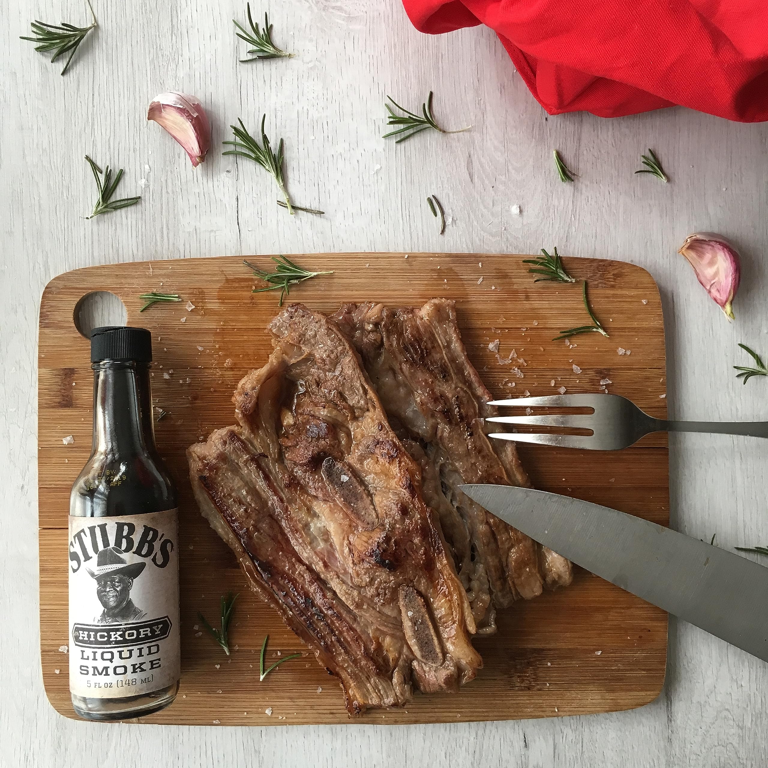 Stubb's Hickory Liquid Smoke Aditivo para salsas con aroma de humo de nogal 2x148 ml