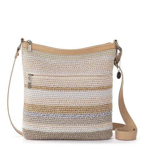Lucia Crossbody Bag in Crochet, Convertible Purse with Adjustable Shoulder