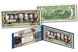 Confederate Generals American Civil War Confederate Coins Collectible Set