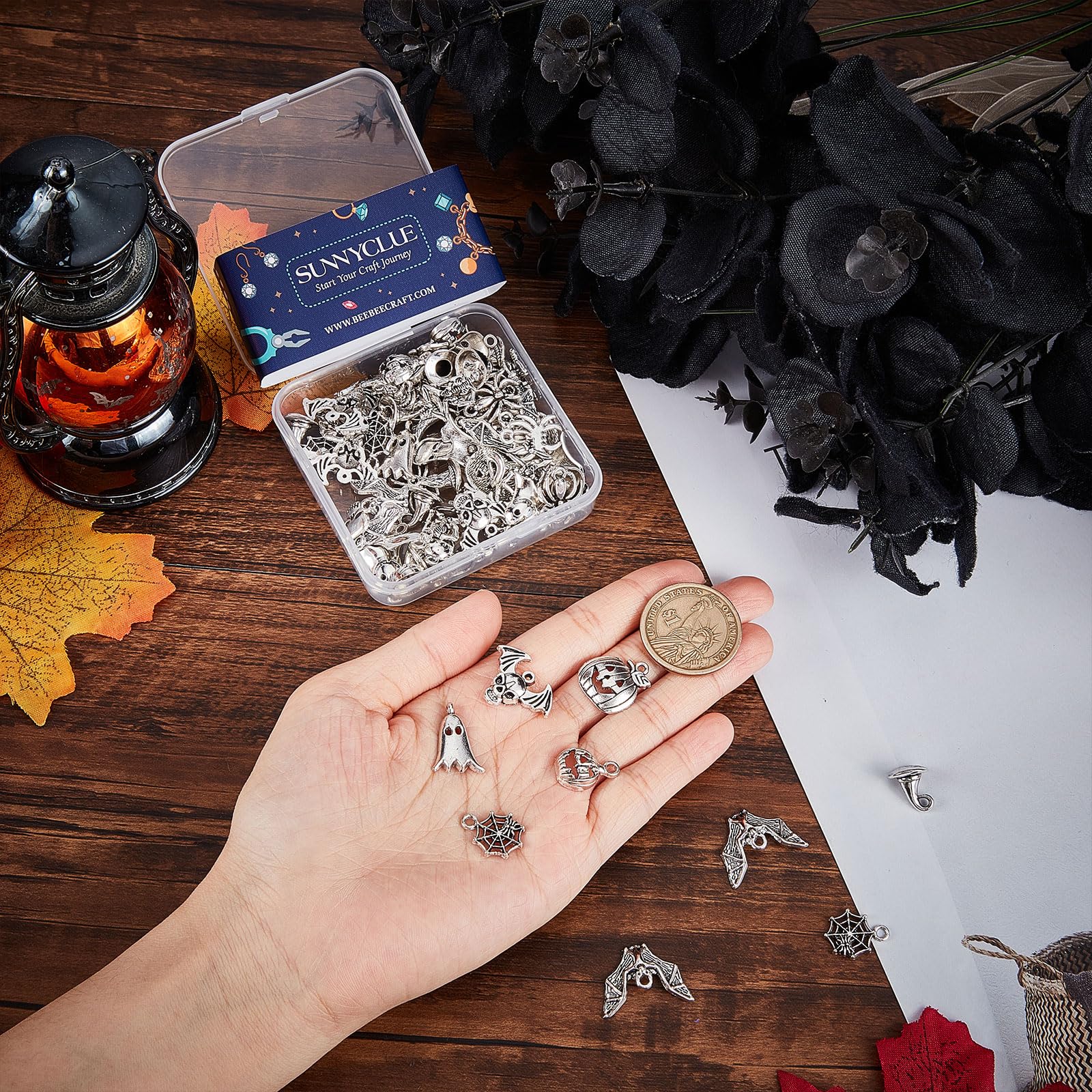 SUNNYCLUE 1 Boîte 120 Pièces Kit De Fabrication De Boucles D'Oreilles