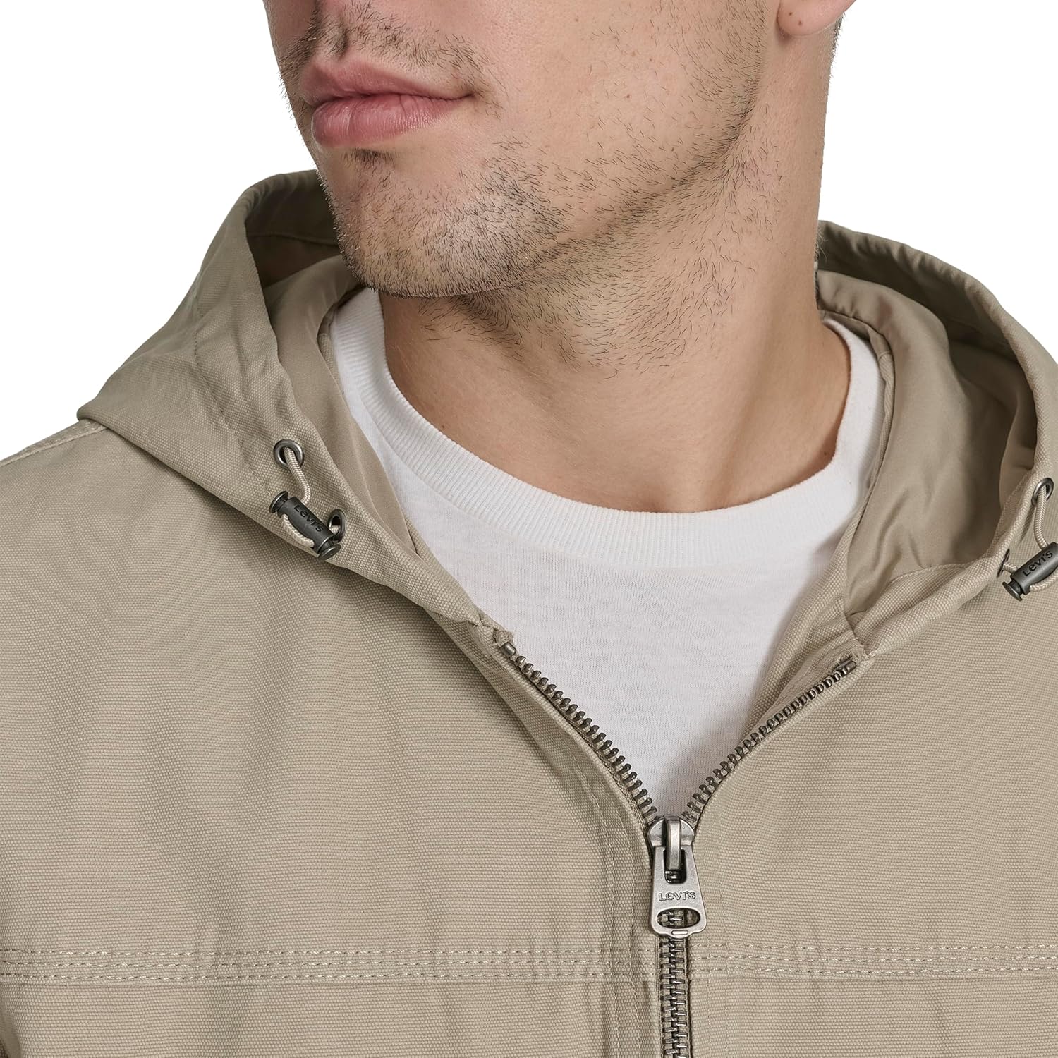 Levi's Men's Workwear Cotton Canvas Hooded Bomber Jacket (Regular & Big & Tall Sizes) - Image 4