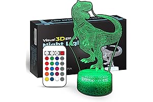 Awe-Inspiring 3D Dinosaur Night Light: Illumining Kids' Dreams
