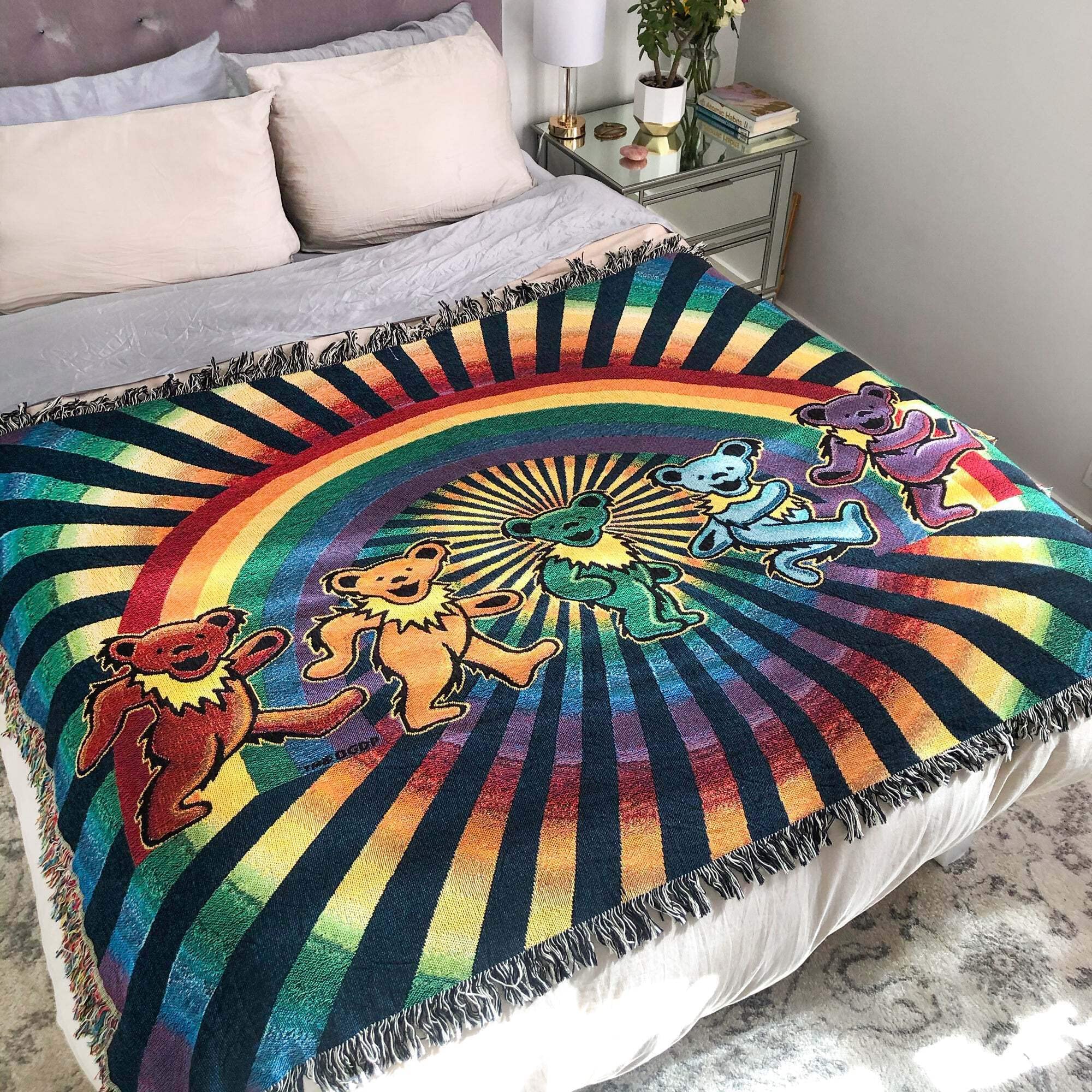 布団・毛布 Rainbow disco club blanket body_t2nh51.jpg