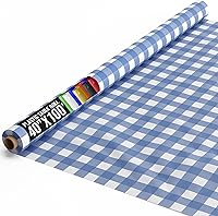 Vista 91 de Rollo de plástico para cubierta de mesa para banquetes, Marrón