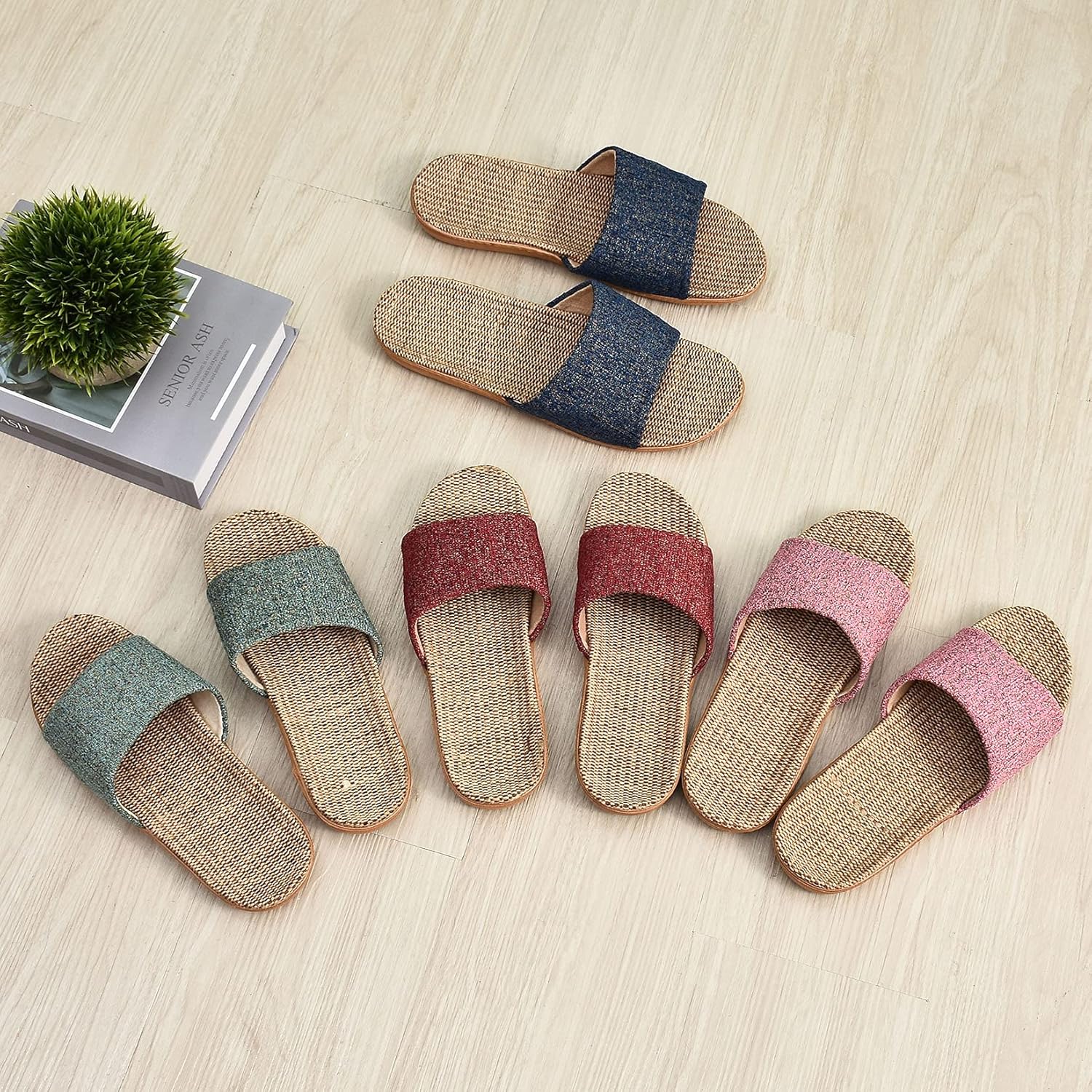 スリッパ 夏用 通気性 静音 柔らかい 疲れない ルームサンダル おしゃれ ベランダ 洗える 室内 前あき