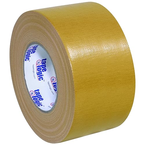 Tape Logic Paquete de 16 cintas adhesivas multiusos color beige, 3 pulgadas x 60 yardas, 10.0 milímetros de grosor, para etiquetado, parches,