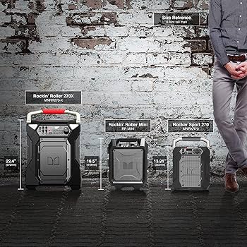 Amazon.com: Monster Rockin' Roller 270 Indoor/Outdoor Portable