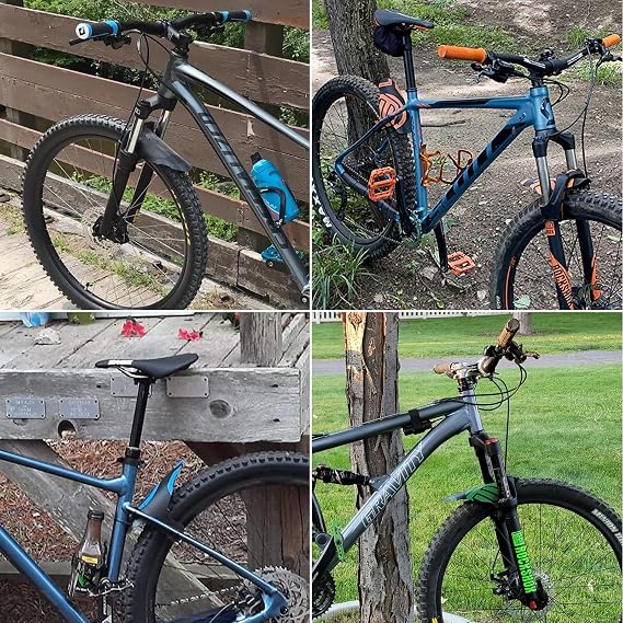 FIFTY-FIFTY Mountain Bike Fender, MTB Mudguard, Front and Rear Compatible