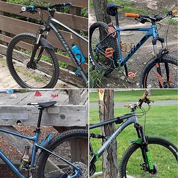 FIFTY-FIFTY Mountain Bike Fender, MTB Mudguard, Front and Rear Compatible