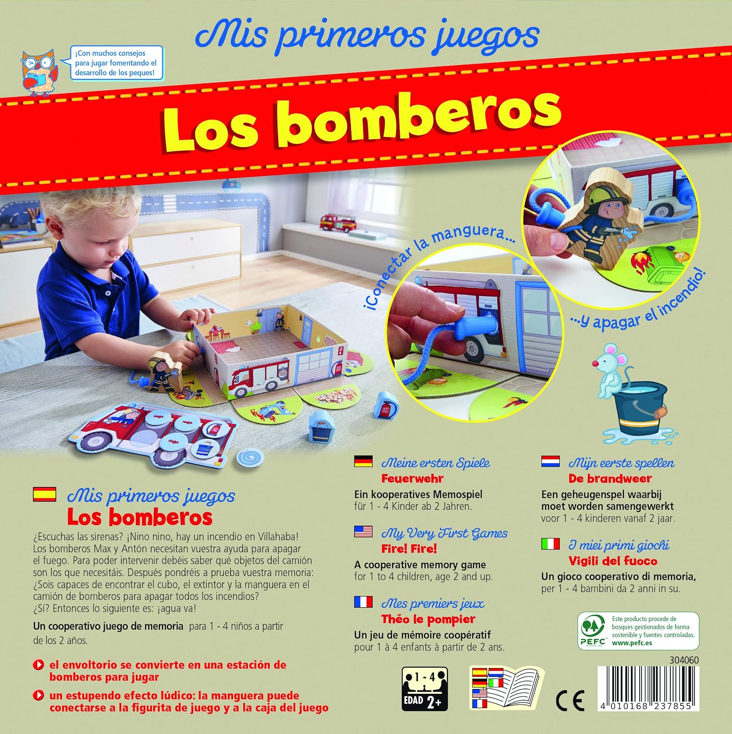 Haba – My first games: the fire brigade – ESP, multicolour (habermass 304060)