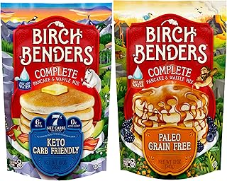 Birch Benders 10 oz, Keto and 12 oz, Paleo Pancake & Waffle Mix