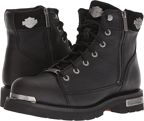 Miniatura 7 de HARLEY-DAVIDSON FOOTWEAR Botas de motocicleta Chipman unisex para adultos, Negro -