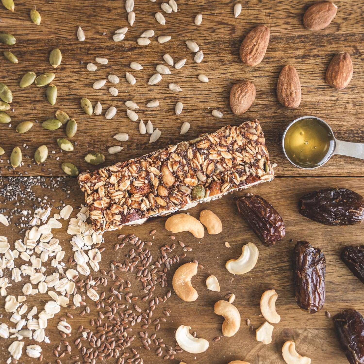 BAR-U-EAT Gluten-Free, Organic, Soft & Chewy Energy Bar. Real Food | Seed Oil Free | No Artificial Sugar | Compostable Packaging | Healthy Snacks (Variety 12 Pack)