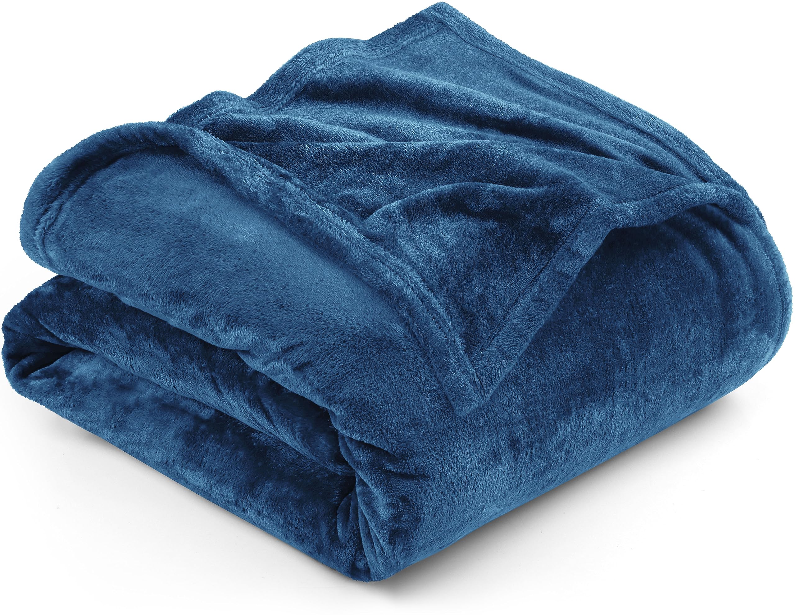 Utopia Bedding Fleece Blanket King Size Royal Blue 300GSM Luxury Fuzzy Soft Anti-Static Microfiber Bed Blanket (90x102 Inch)