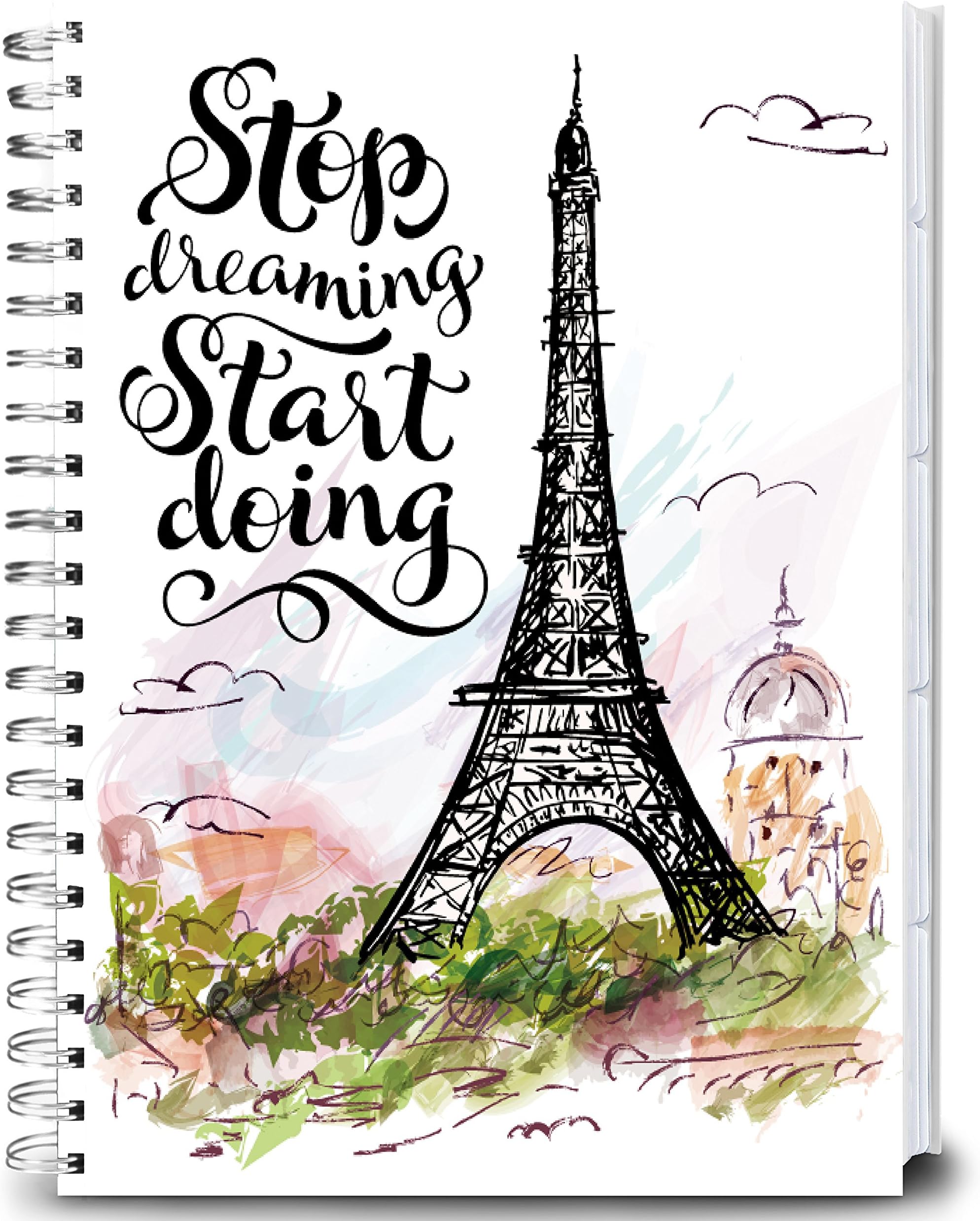 Tools4Wisdom Planner 2017-2018 Calendar 4-in-1: Daily Weekly Monthly Yearly Organizer - Purpose Driven Goals Planning Book - Personal Life Progress Journal Notebook (8.5 x 11/200 Pages/Spiral)