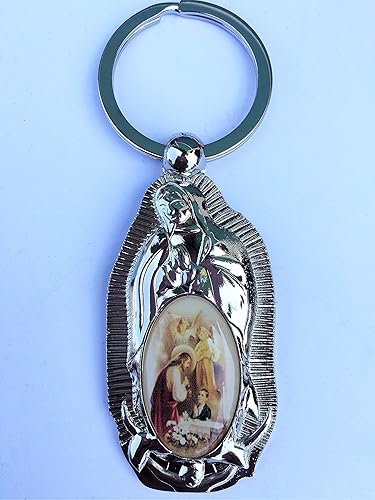 12 PCS Favors Virgen de Guadalupe Primera Comunión "Boy -recuerdos de mi bautizoprimera comunion-llaveros de nino