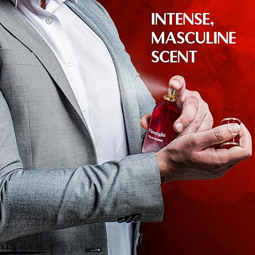 Miniatura 6 de NovoGlow Firenight Pour Homme - Eau De Parfum Spray Perfume, Fragancia Para Hombres, Ropa De Día, Botella De Colonia Diaria Casual De 3.4 Oz -