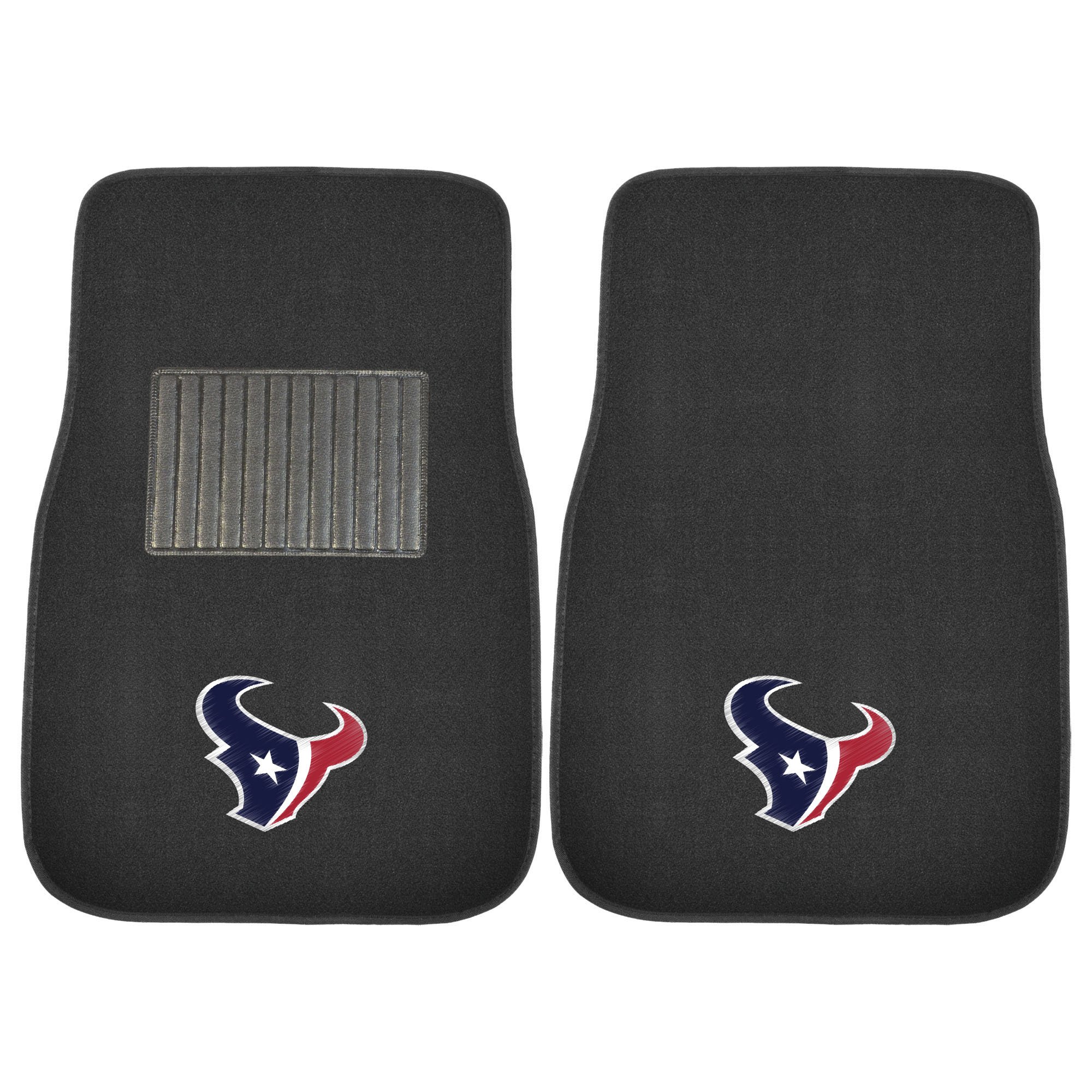 FANMATS NFL Unisex-Adult 2-Piece Embroidered Team Logo Car Mat Set