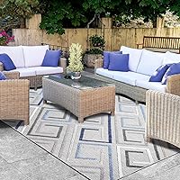 Vista 30 de Superior Alfombra de pasillo para interiores y exteriores, cubierta de piso, decoración perfecta para patio, dormitorio, cocina, sala de estar