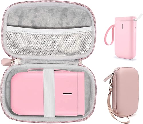 GETGEAR Estuche portátil para impresora de etiquetas NiiMbot D11 2020 Impresora de etiquetas de conexión inalámbrica portátil, bolsillo de malla