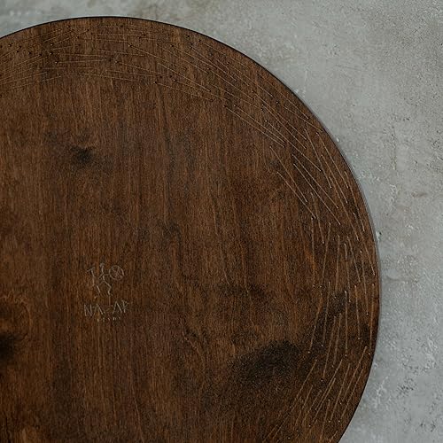 Miniatura 36 de Disco de cascada de 20 pulgadas meditativo de madera para baño de sonido relajante forma de géiser (sin bolsa)