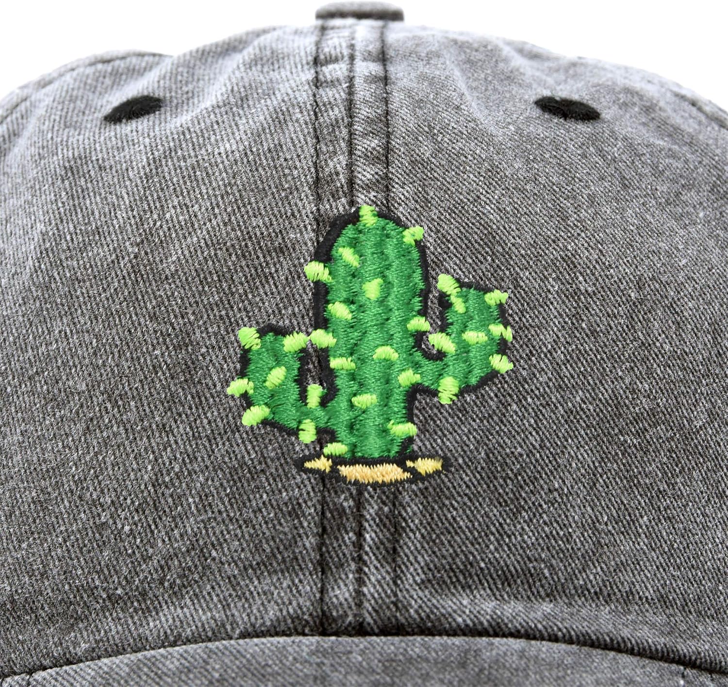 DALIX Saguaro Cactus Hat Womens Succulent Washed Baseball Cap
