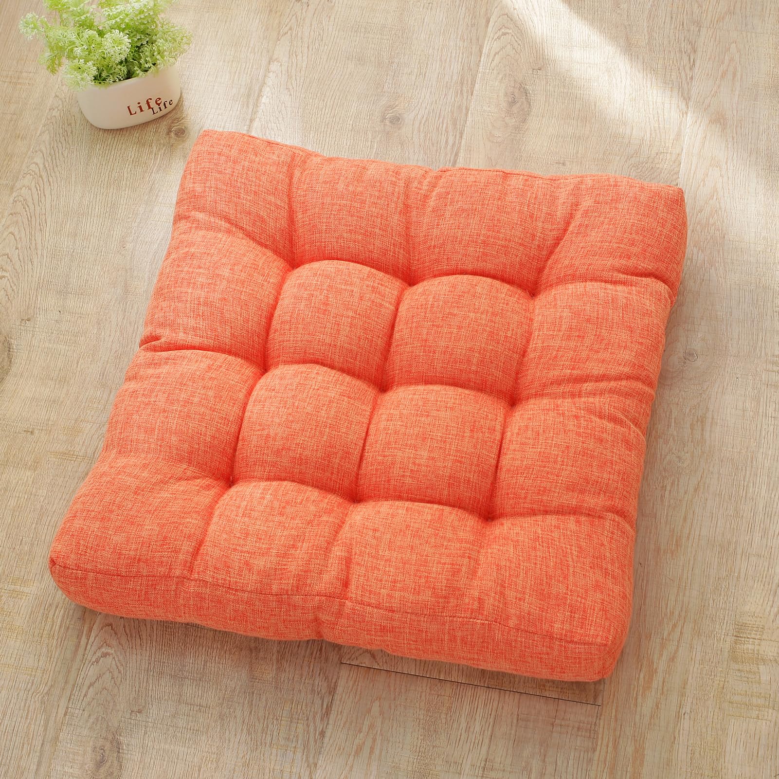 Housses de chaise de jardin carrées 53x53 cm lot de 6 extérieur terrasse