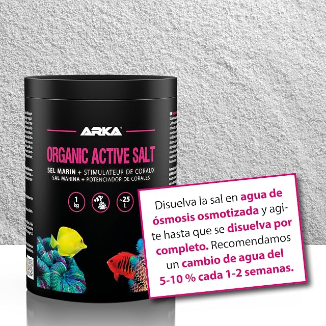 Foto 5 de 7 de Sal de Arrecife Acuario 1 kg - Organic Active Salt con Bacterias