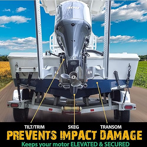 Miniatura 4 de Protector de popa de barco, soporte de motor fuera de borda, cuña de 3 rams, accesorios para barco, protectores de popa para motor fuera de borda,