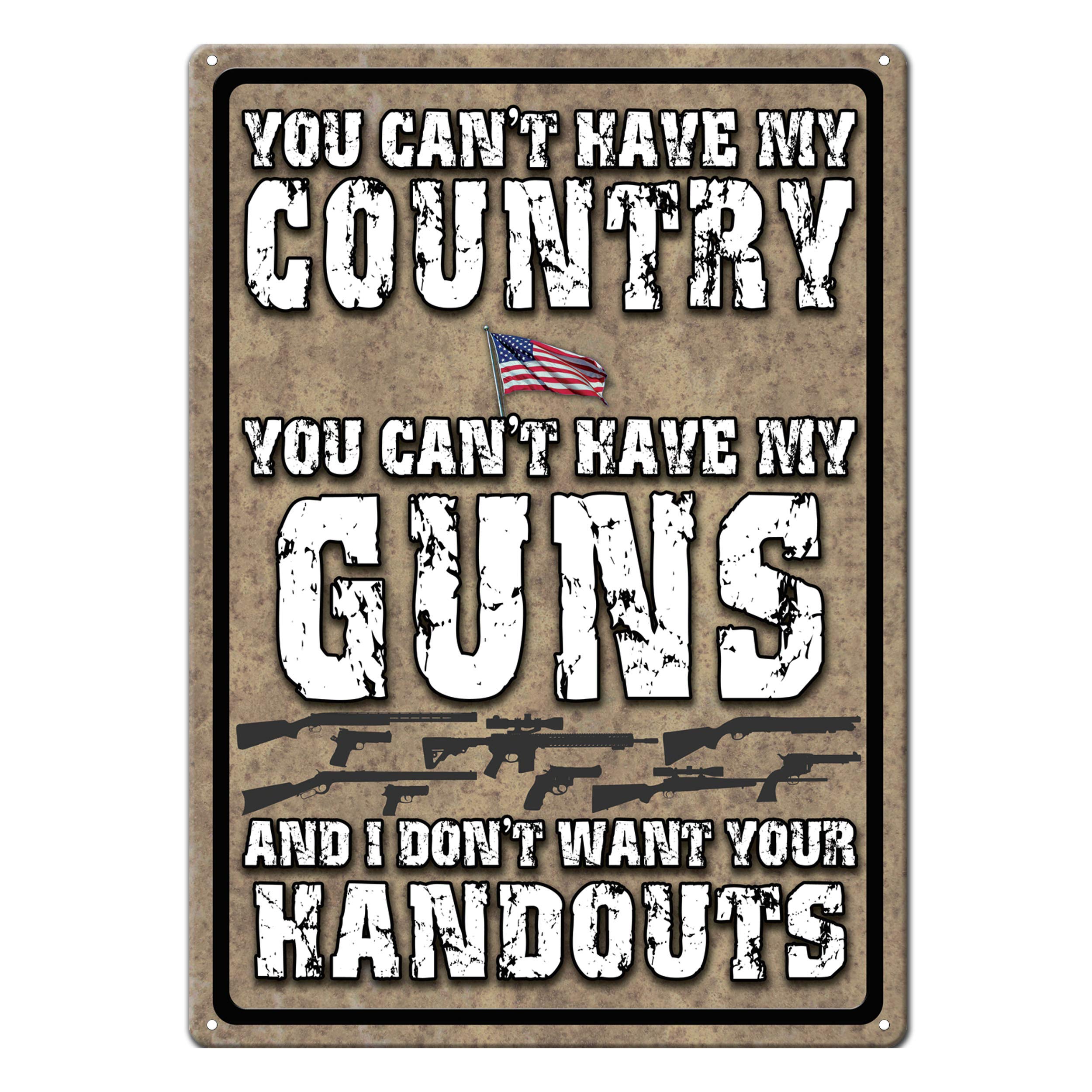 Rivers Edge Products Rivers Edge Products 12 x 17 Retro Metal Tin Sign - Weatherproof Metal Wall Art