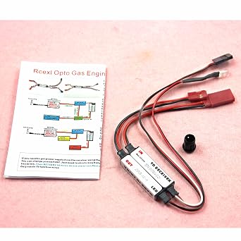 K1 V2.0 Opto Gas Engine Kill Switch Fiber Optic Remote Ignition Cut Off for RC Gasoline Airplane, Car, Boat