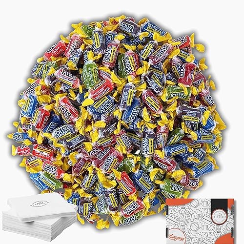 Jolly Ranchers - Caramelos duros a granel. Sabor a fruta surtido, 4.5 libras de aproximadamente 350 caramelos duros envueltos individualmente,
