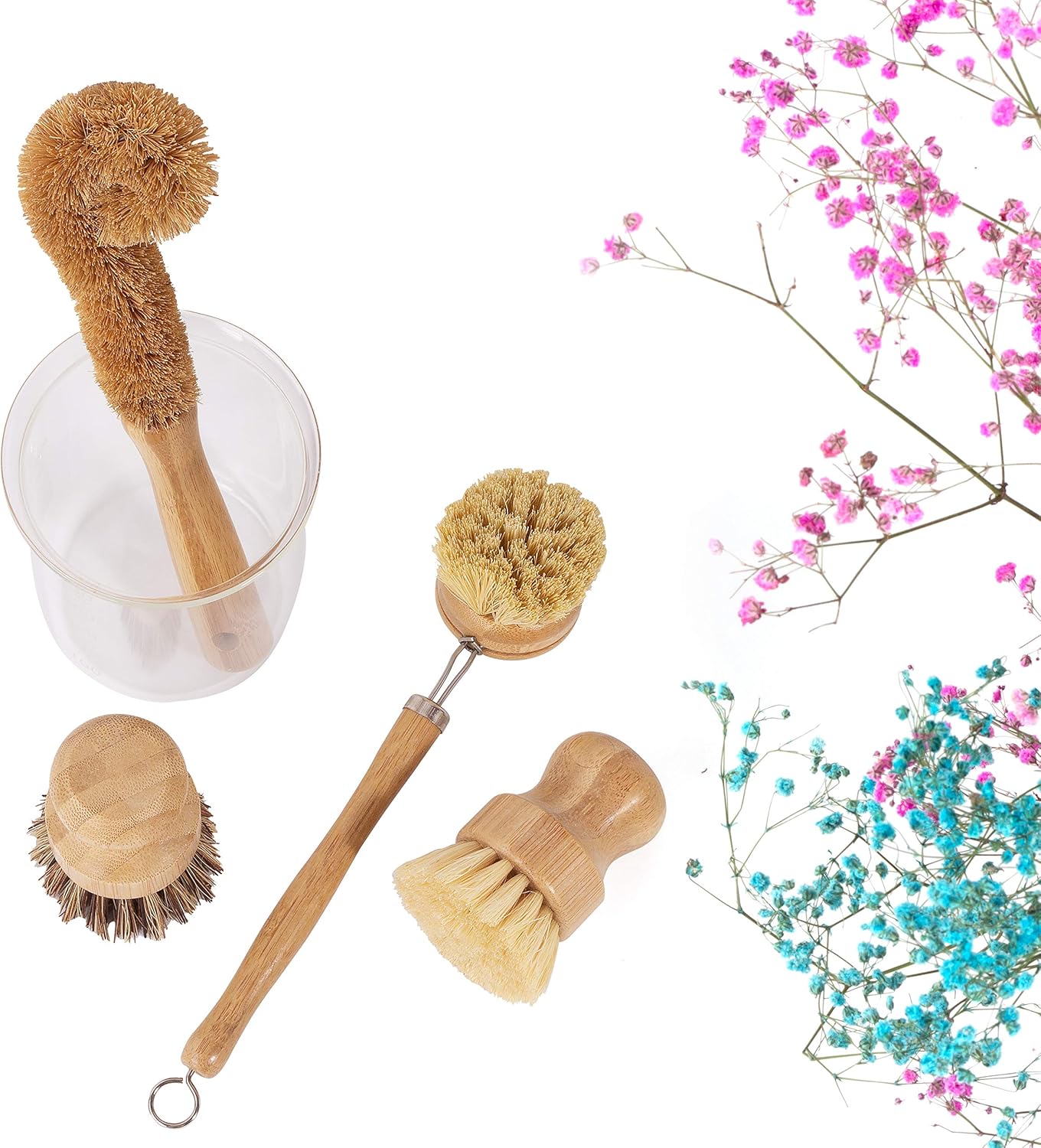 Exсluѕіvе Dіѕсоunt 90% Prісе Earth's Own Natural Bamboo Dish Scrub Brush 4 Piece Set - Made From 100% Natural Bamboo -Natural Bristle - Plastic Free Dishes Scrub Brush For Dishes, Pot, Pans. 🛒 Crаzу Dеаlѕ Earth's Own Natural Bamboo Dish Scrub Brush 4 Piece Set - Made From 100% Natural Bamboo -Natural Bristle - Plastic Free Dishes Scrub Brush For Dishes, Pot, Pans.