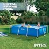 Intex Rectangular framed pool, blue, 300 x 200 x 75 cm [Energy Class A]