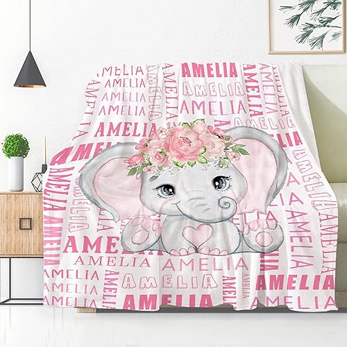 Miniatura 96 de Custom Name Blanket Throw Personalized Blanket for Kid with Names Customized Blanket with Name for Baby,Custom Blanket,Gift for Birthday Letter