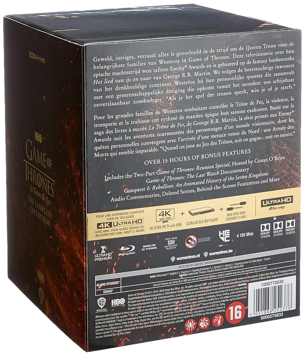 Game of Thrones-Complete Series (UHD) [Blu-Ray]