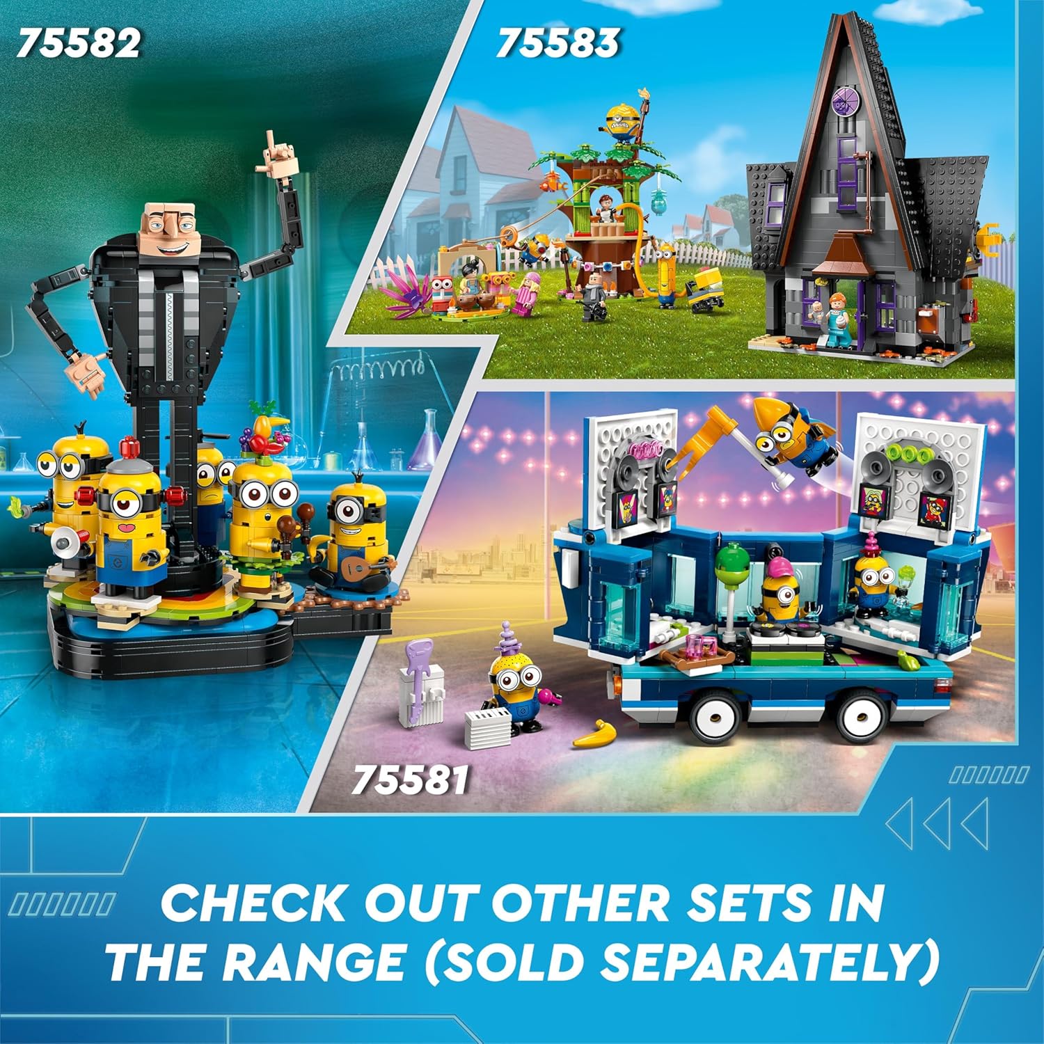 Lego Despicable Me 4 Minions and The Banana Car Playset to Despicable Me 4, Kids Toy, Creative Minions Gift for Boys and Girls from 6 Years 75580