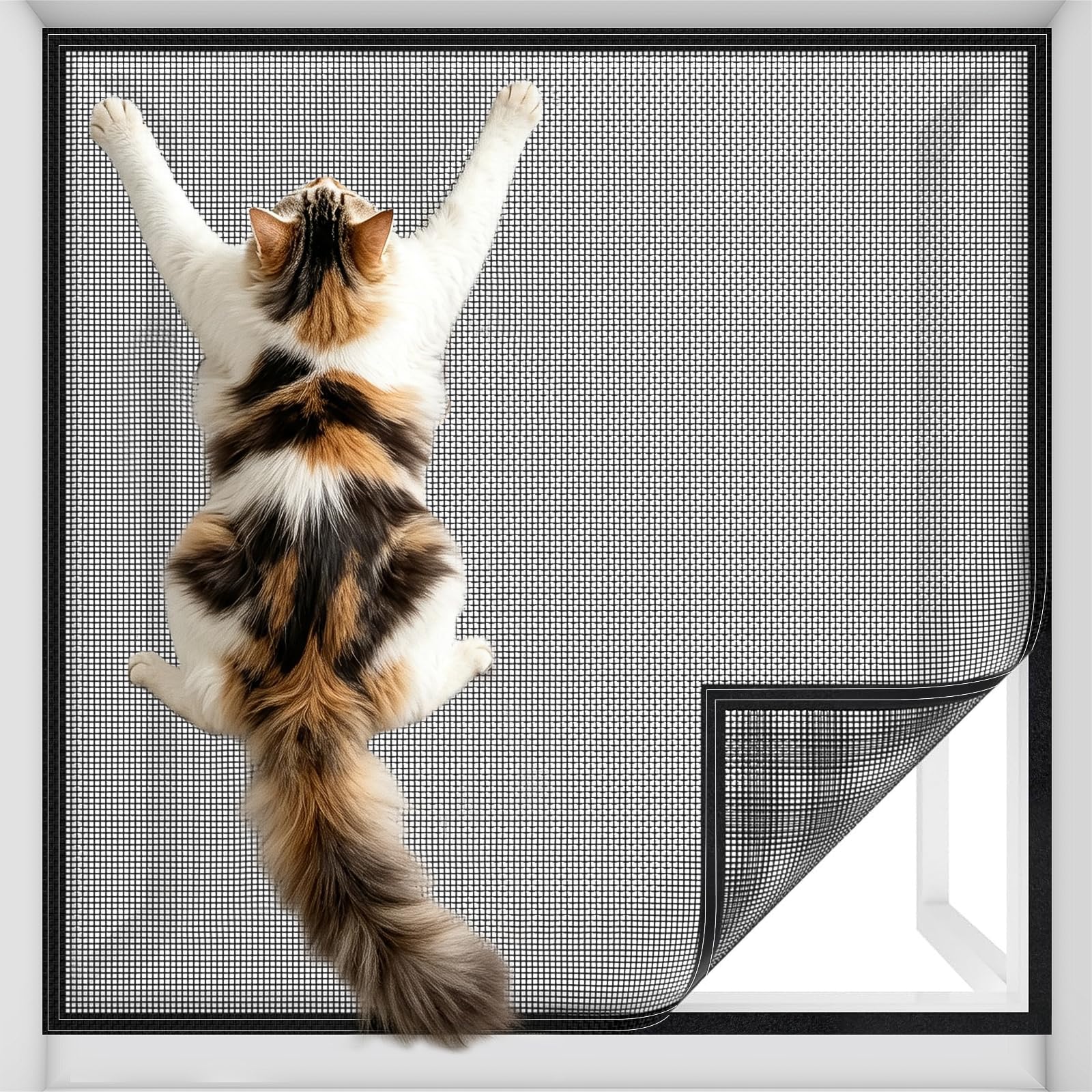 Griwuut Cat Window Guard- Window Mesh Netting for Cats & Insects