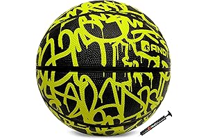 AND1 Fantom Graffiti Painted Basketball: Regulation Size 7 Play with Style