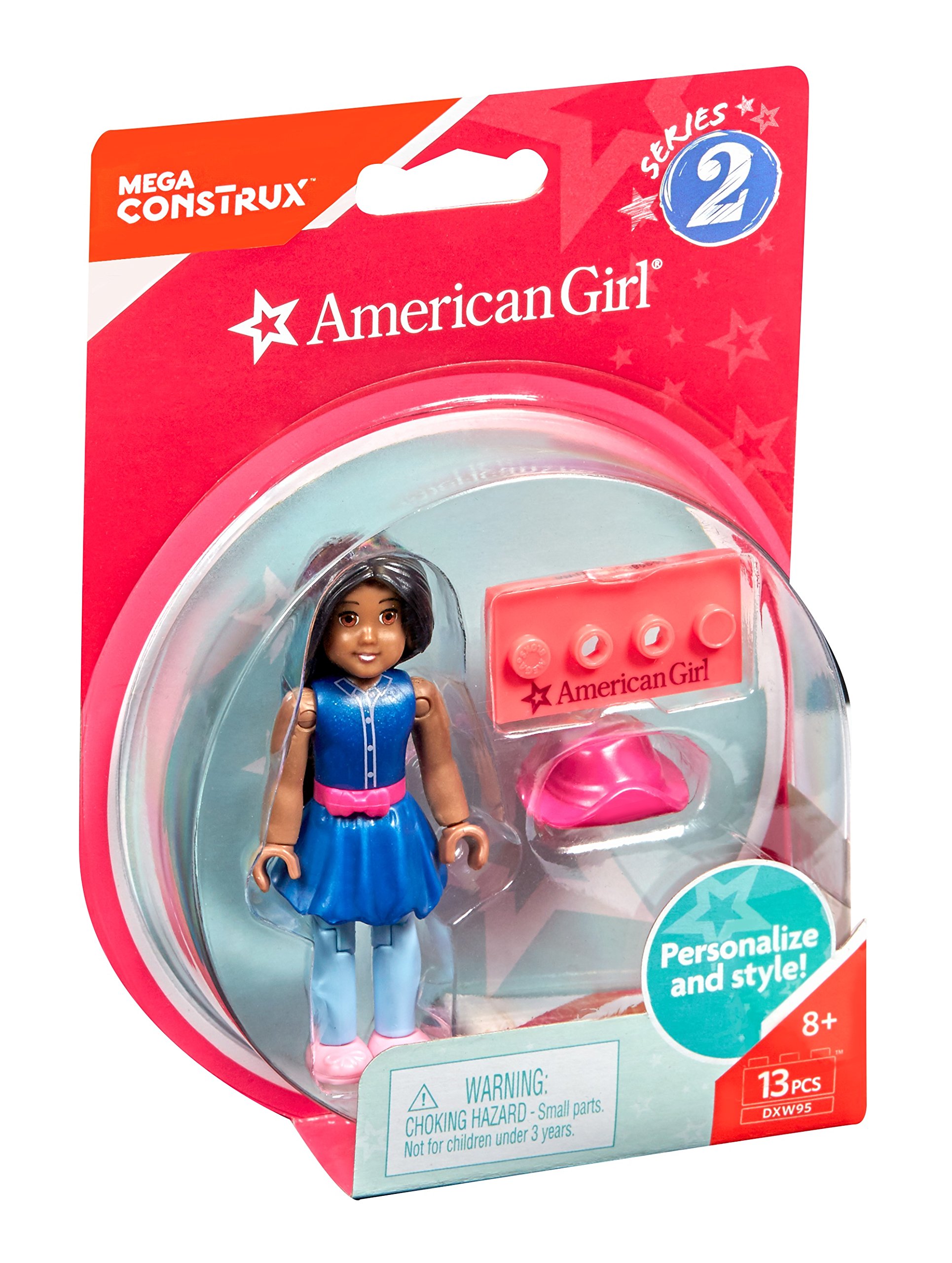 Mega Bloks American Girl - Figura da collezione Spring Denim Dream