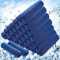 Hosuly 30-Pack Cooling Towels 40"x12" Microfiber - Instant Chill Breathable Rags for Gym, Yoga, Running, Golf, Neck & Face