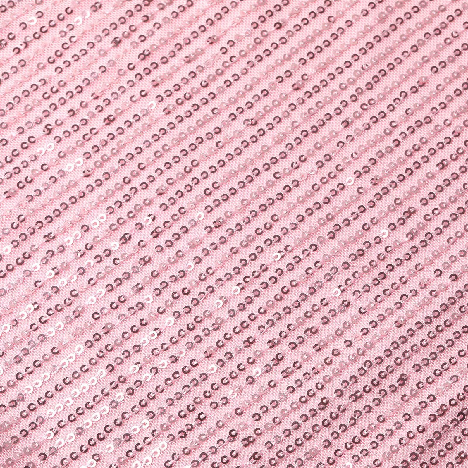 WELAKEN Paillettenkleid für Mädchen, glitzernd, Neckholder, ärmellos, lässig, Party, Hochzeit, Wirbelkleid